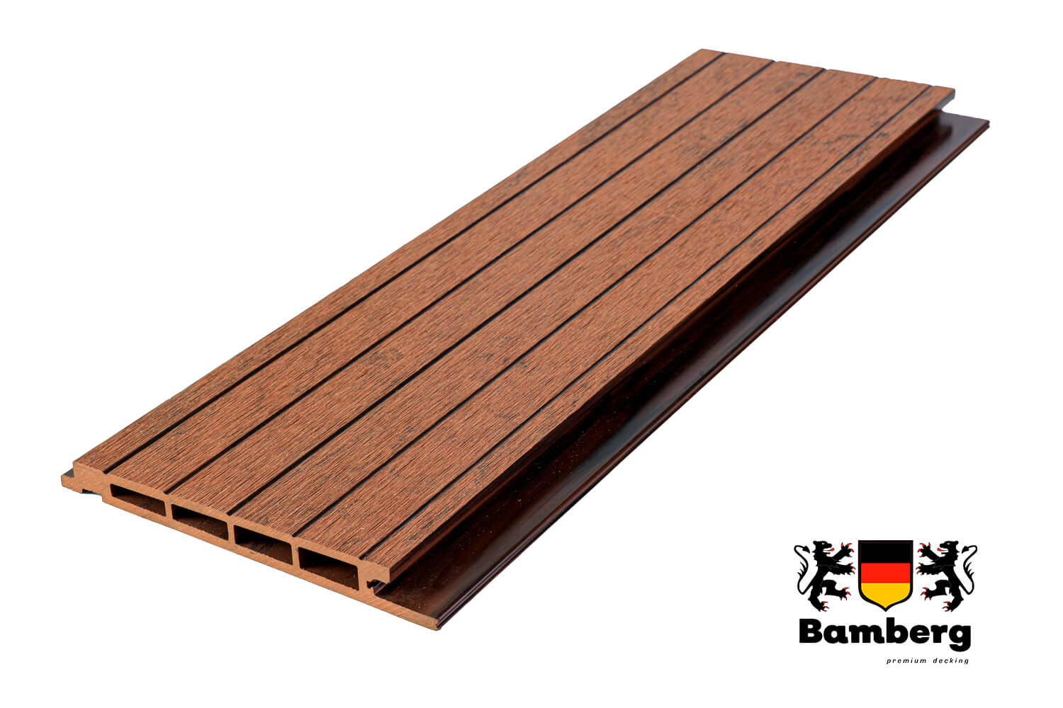 Заборная доска из ДПК Bamberg Alpine, African Bubinga