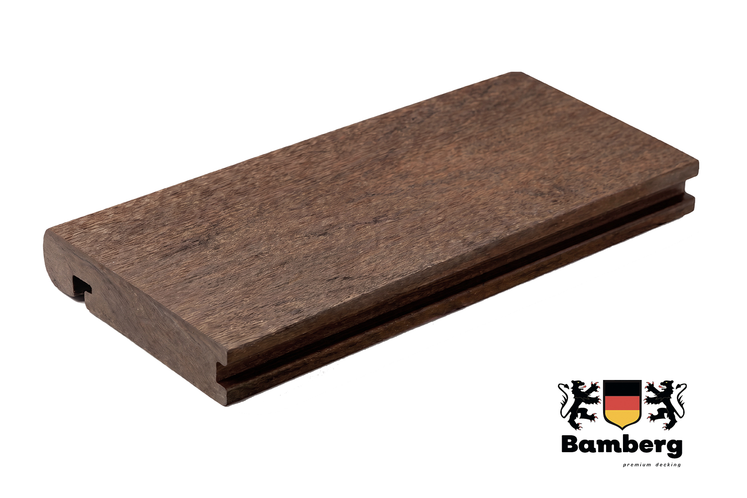 Ступень ДПК Bamberg Bullnose, Mammoth, Brazilian Walnut