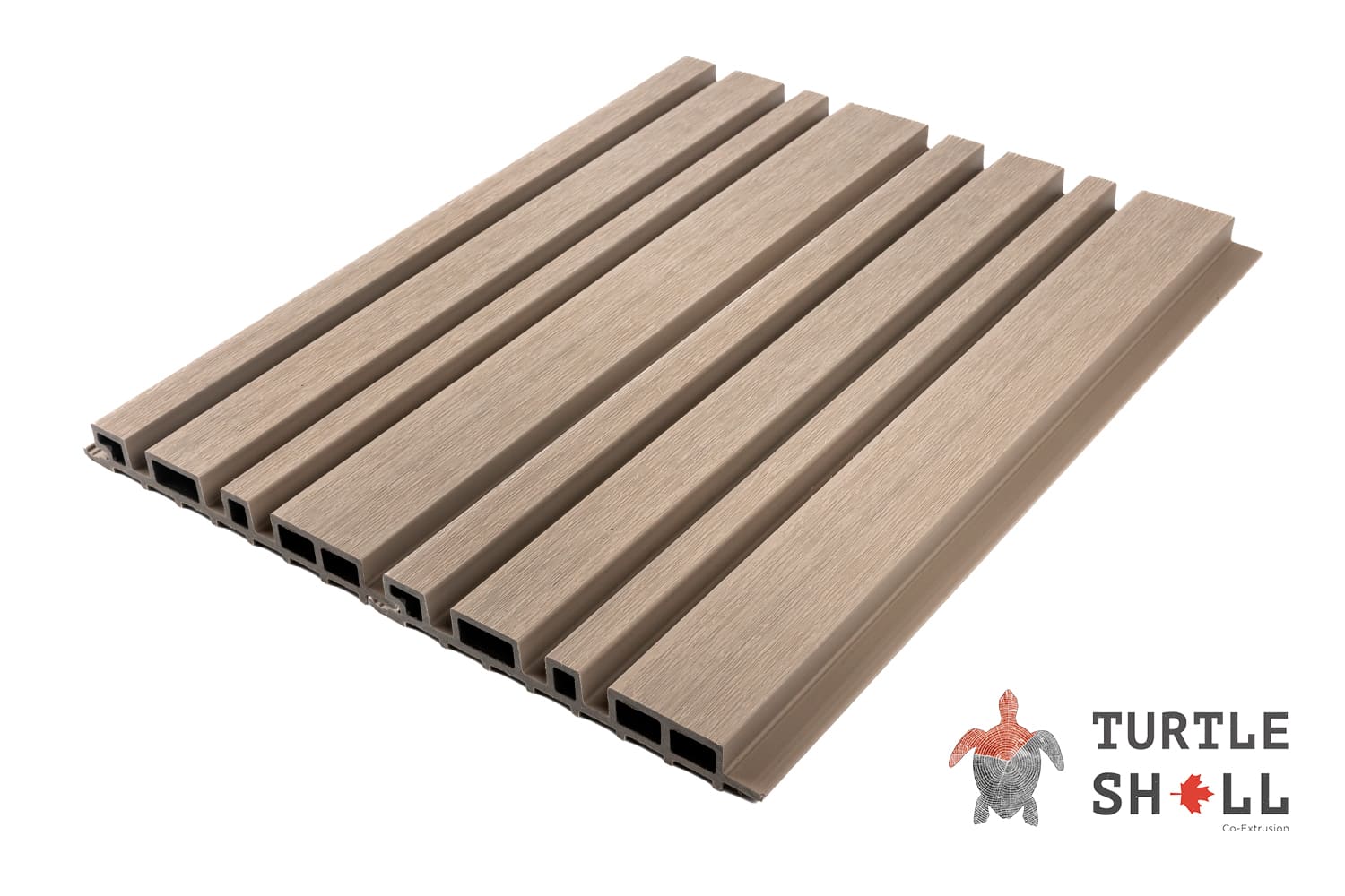 Речная стеновая панель ДПК Different Lines, Canadian Maple, Co-Extrusion