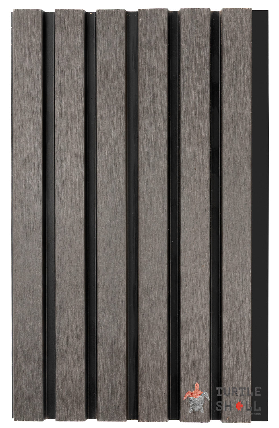 Реечная панель ДПК Turtle Shell Accent Lines, Faroese Smokewood