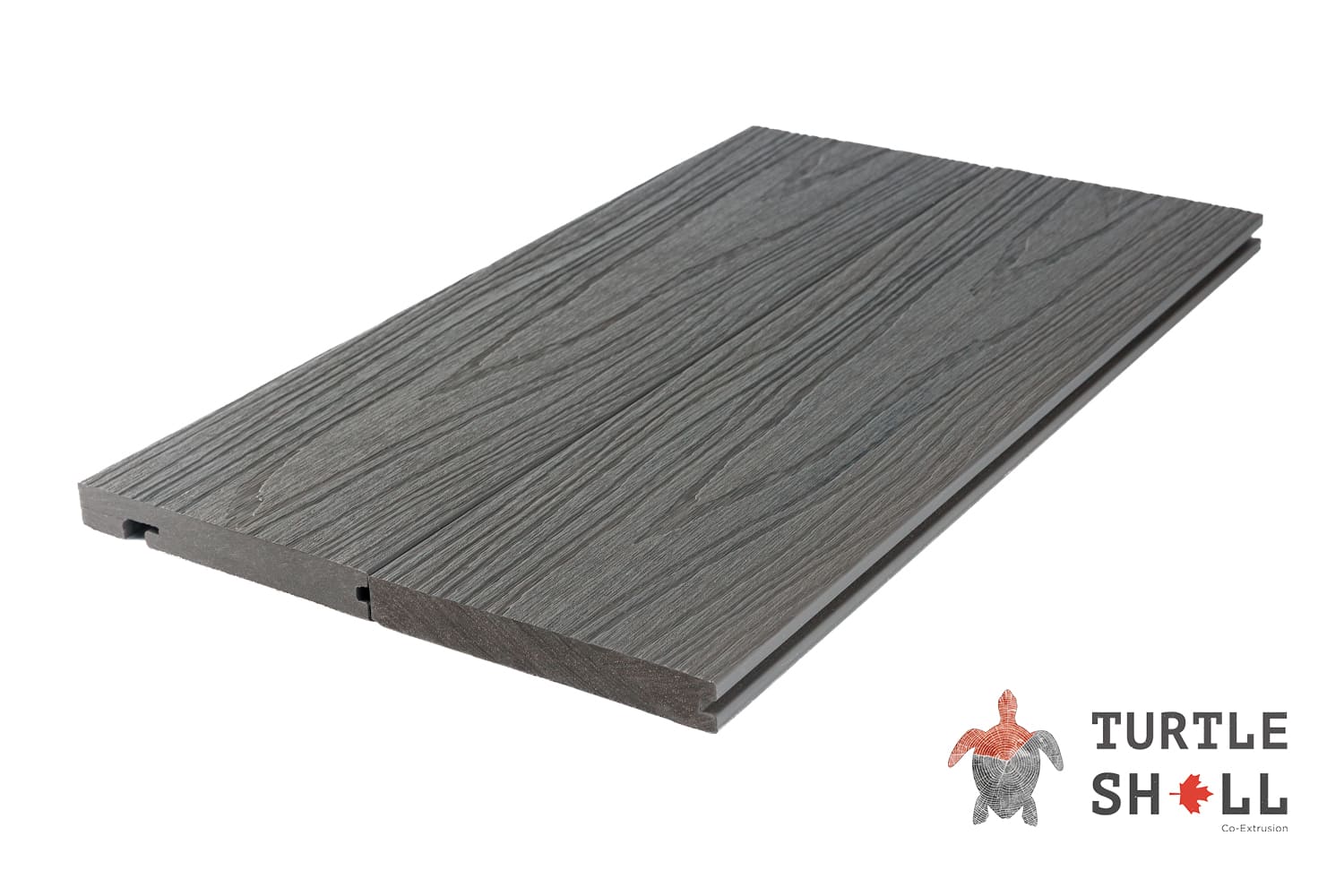 Ступени Turtle Shell Bullnose, Scottish Slatewood, Co-Extrusion — Black Deck