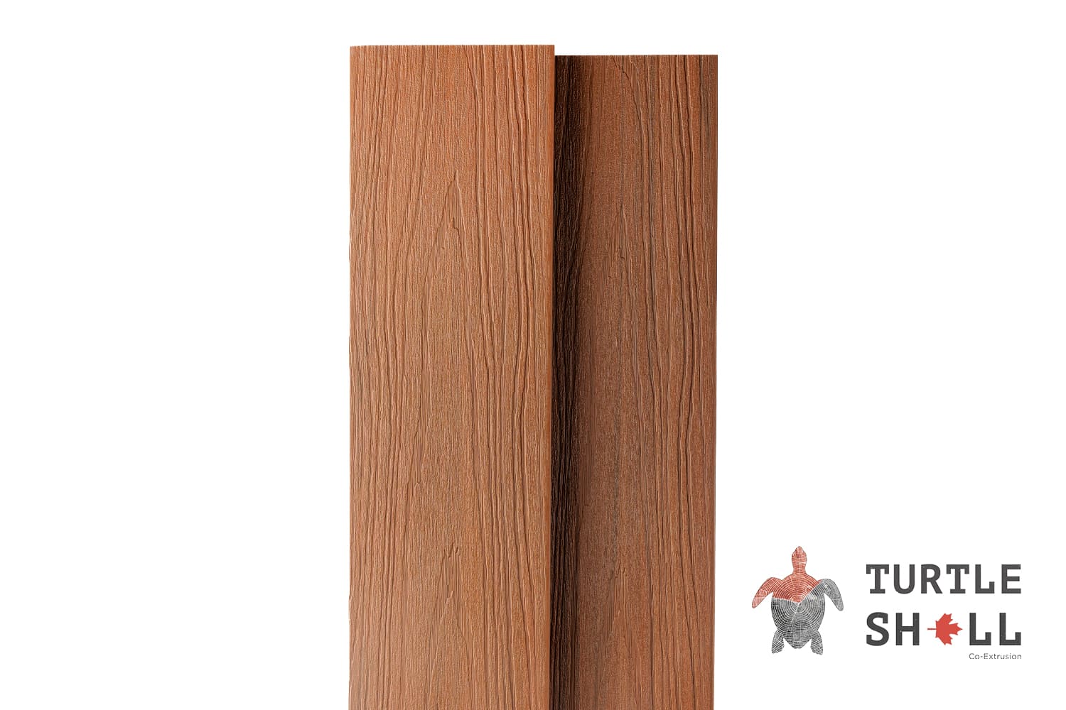 Террасная доска из ДПК Turtle Shell, Square, Thai Teak, Co-Extrusion