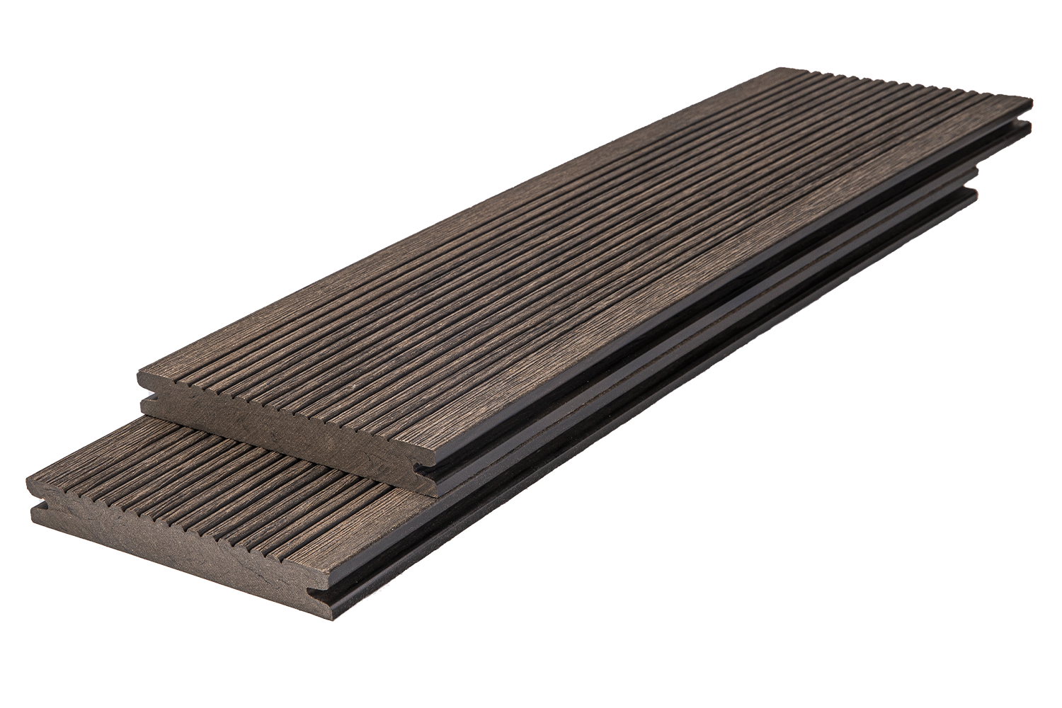 Террасная доска Bamberg Solid Shipboard, Brazilian Walnut (Бразильский орех) — Black Deck