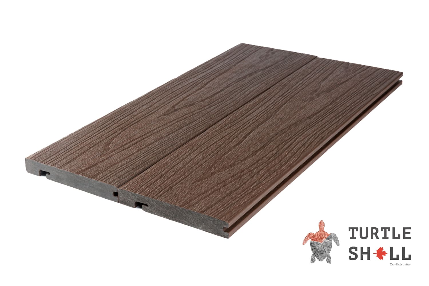 Завершающая доска Turtle Shell Bullnose, Texas Hickory, Co-Extrusion