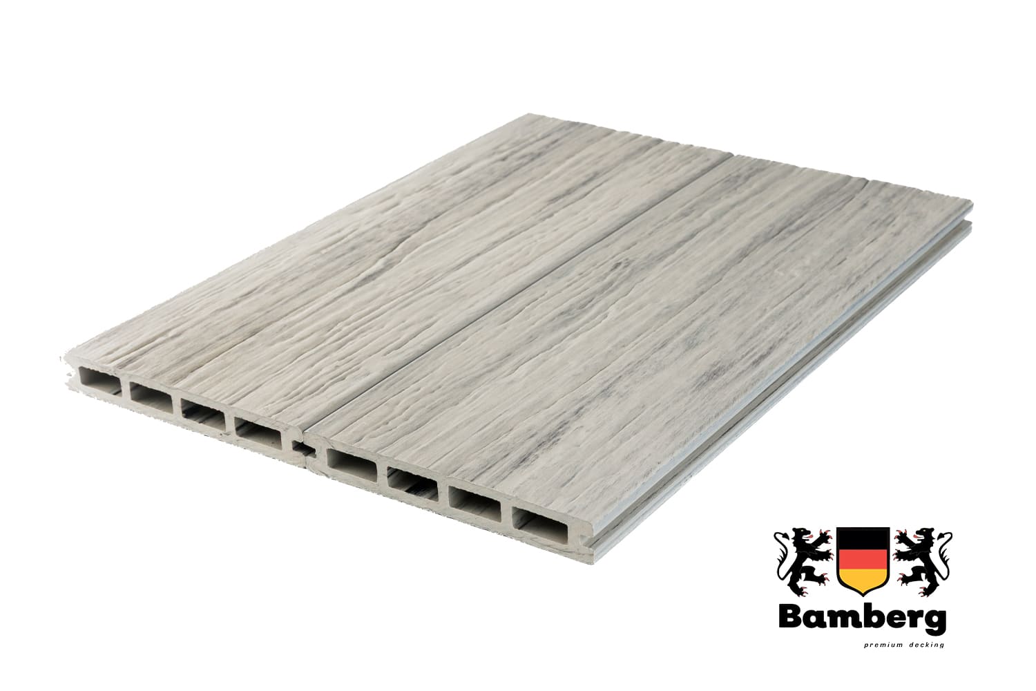 Террасная доска Bamberg SquareFossiled, Karelian Birch (Окаменелое дерево)  — Black Deck