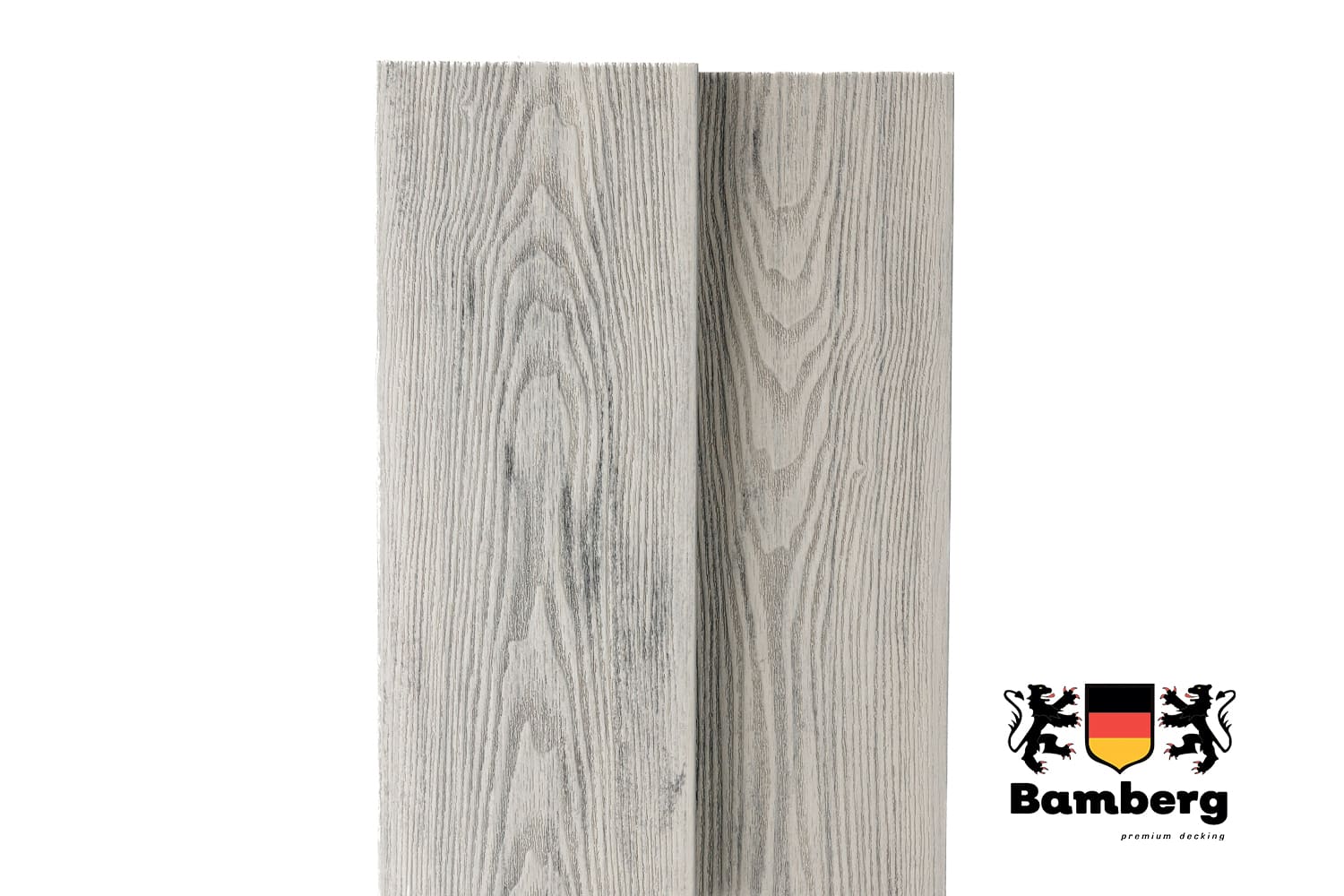 Террасная доска Bamberg Square 3D Natural, Karelian Birch — Black Deck