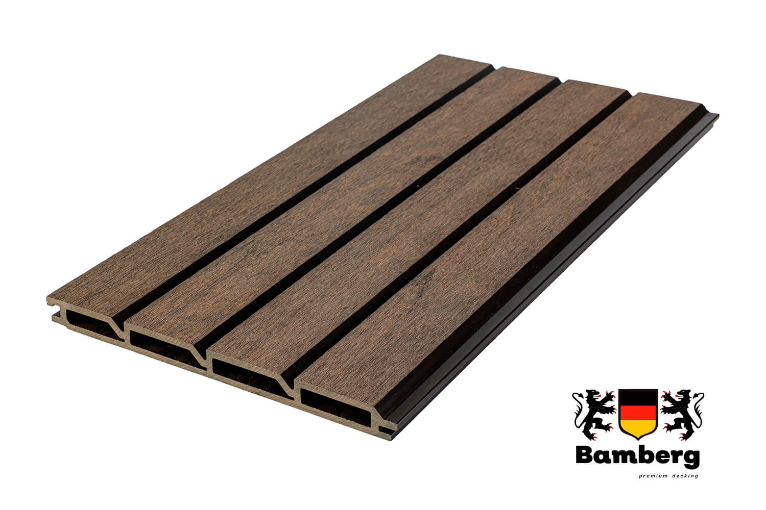 Заборная доска из ДПК Bamberg Nordic, Brazilian Walnut