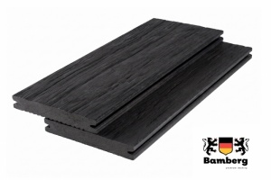 Террасная доска из ДПК Bamberg Solid Fossiled, Ceylon Ebony