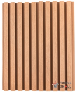 Реечная панель ДПК Narrow Lines, Siberian Pine (Сибирская сосна), Коэкструзия (желтая)