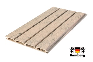 Заборная доска из ДПК Bamberg Nordic, Karelian Birch