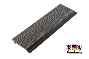 Фасадная доска ДПК Bamberg, Project, 173х21 мм — Black Deck
